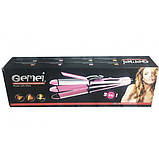 Стайлер для волосся 3в1 (плойка, завивки, гофре) ProGemei GM-2966, фото 4