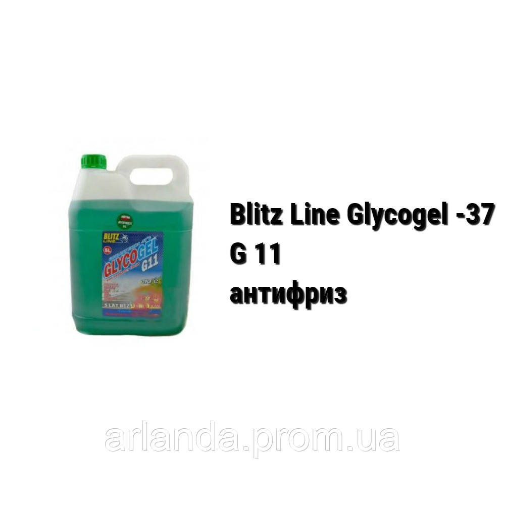 Антифриз готовий -37°C G11 /колір зелений/ Blitz Line Glycogel ready-mix