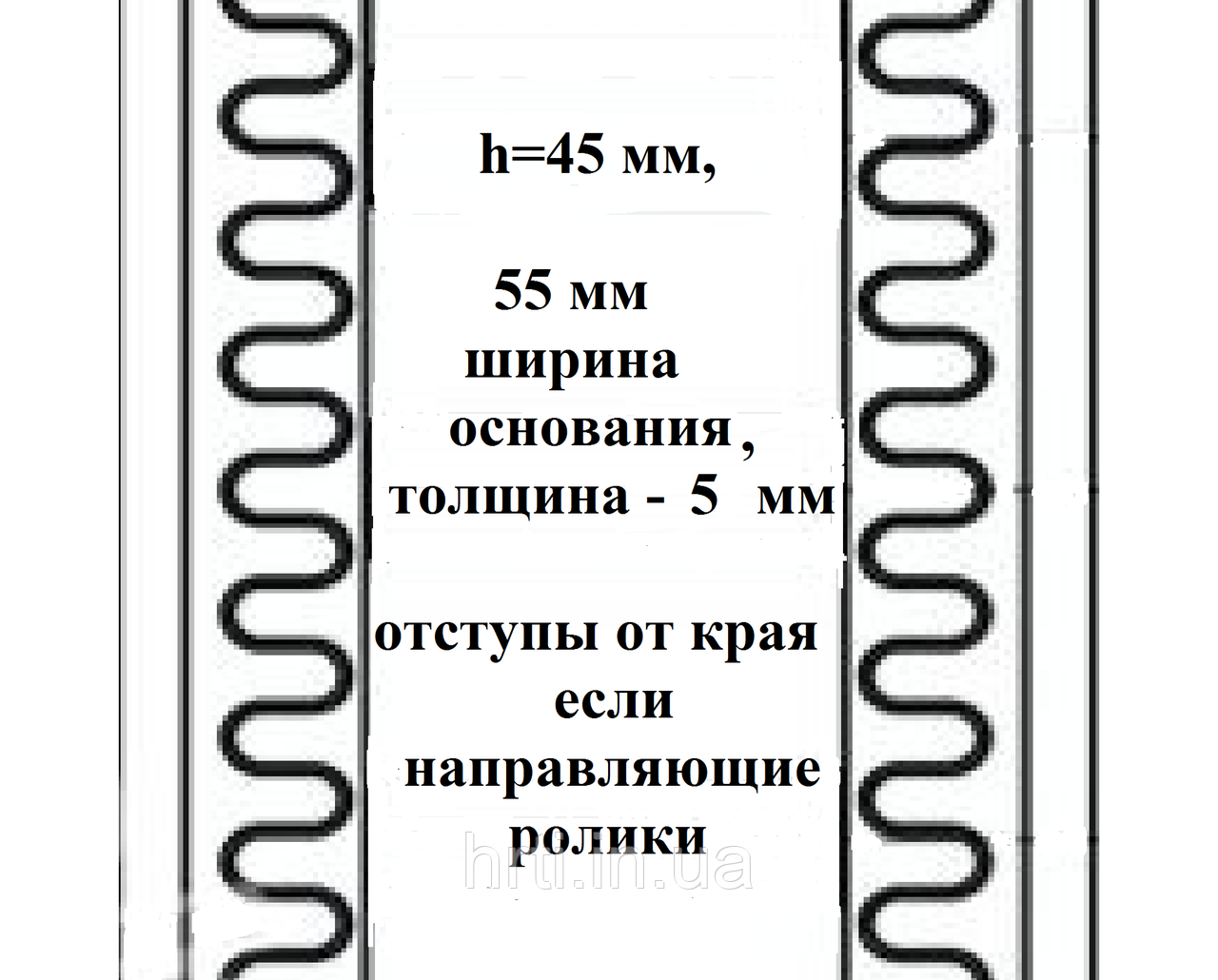 Лента конвейерная с гофробортом h-45 мм - фото 5 - id-p544708