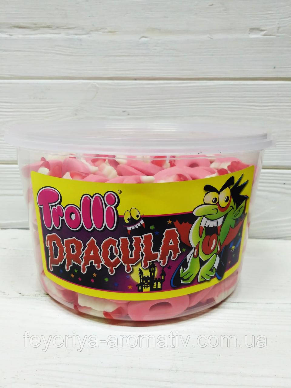 Желейні цукерки Dracula Trolli 150шт 1080гр (Німеччина)