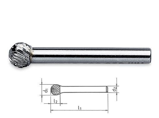 Борфреза, тип "D" ( сферична), 8,0х6,0х6мм, фото 1