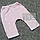Демісезонні весна осінь р 92 12-18 міс модні дитячі спортивні штани для дівчинки ІНТЕРЛОК 4794 Рожевий, фото 2