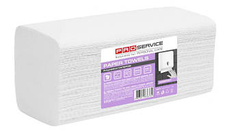 PROservice Comfort Паперове полотенце V-скл. Двошарове 200 шт. Біле