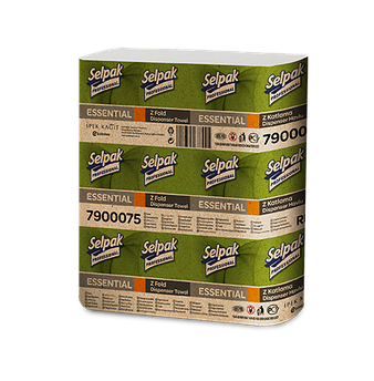 Selpak Pro. Essential Папірний рушник Z-скл. Одношарові 250 шт.