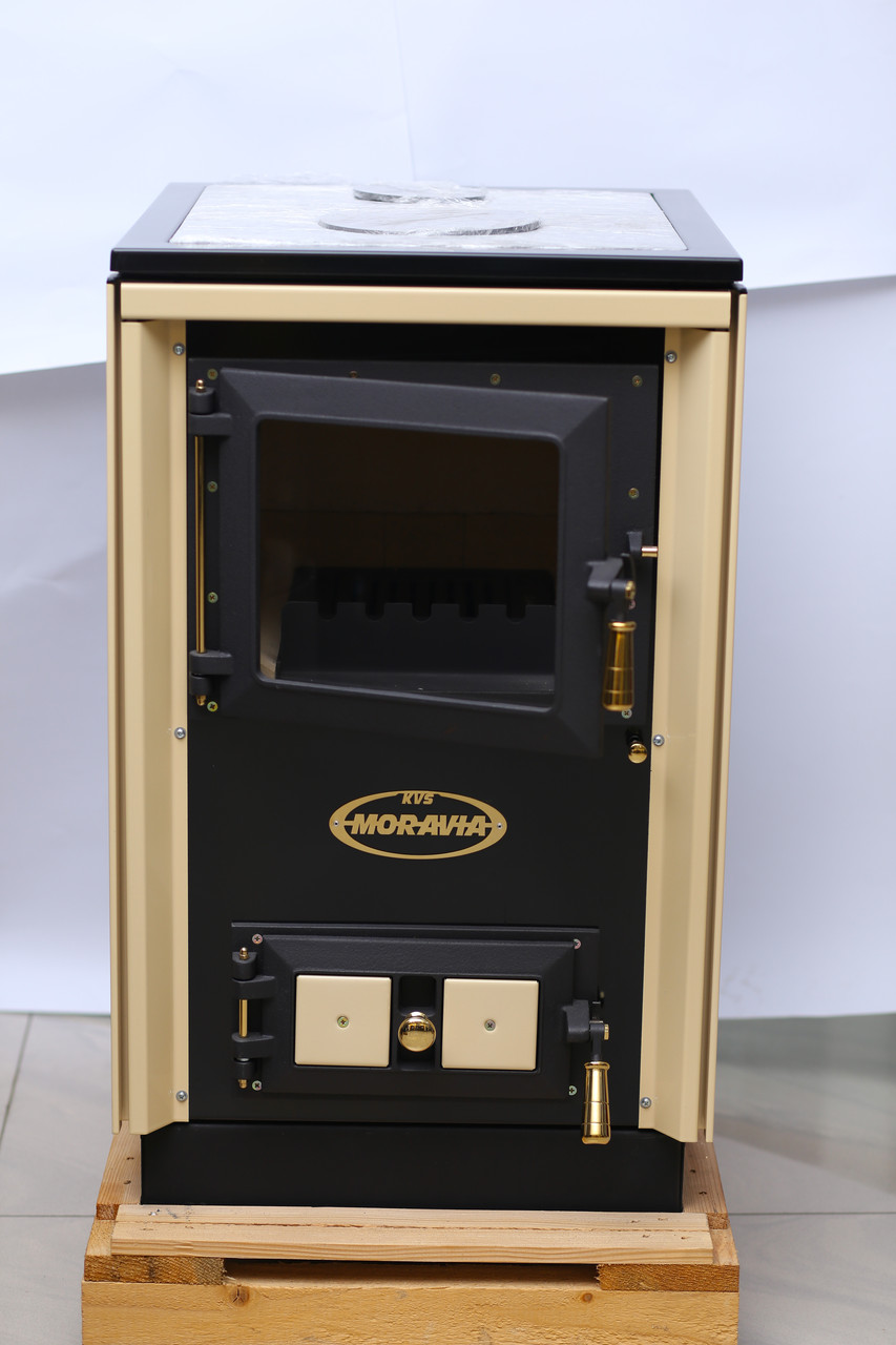 Печь камин с варочной поверхностью KVS Moravia 9114 Sofie Бежевая ...