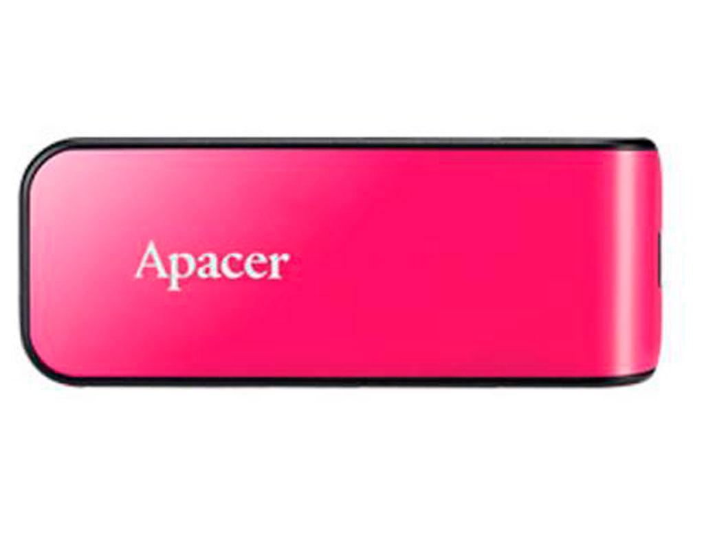 USB флеш накопичувач Apacer 64GB AH334 pink USB 2.0 (AP64GAH334P-1)