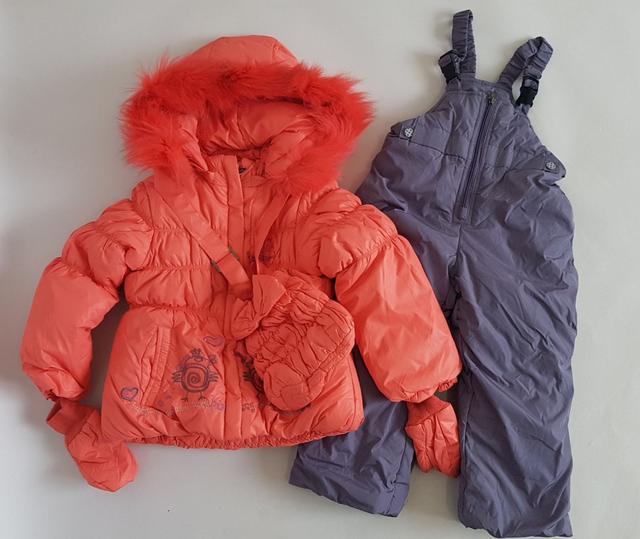 фотография детский комбинезон оранжевого цвета