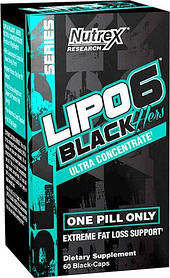 Жироспалювач, Nutrex Lipo-6 Black Hers Ultra concentrate (60caps)