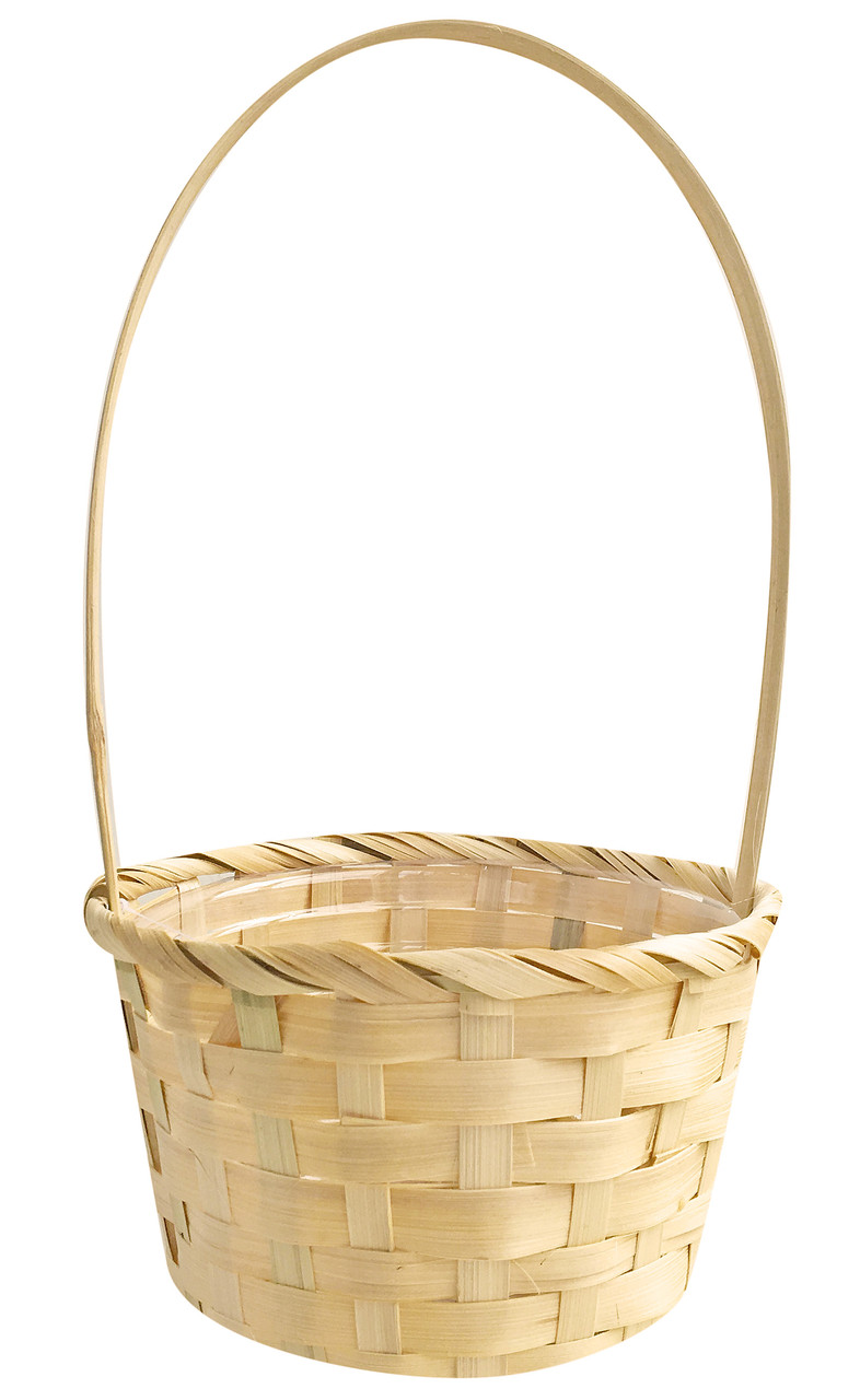 Кошик для квітів натуральний 31 х 16 см, фото 1