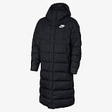 Довгий дитячий зимовий пуховик (силікон) для підлітка молодіжний до колін і нижче колін, фото 6