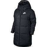 Довгий стьобаний пуховик (силікон) на худорлявого високого хлопчика. Нестандартні розміри, фото 3