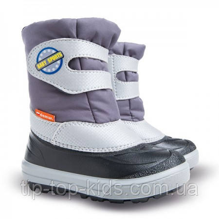 Зимові дутики Demar Baby sport 1506d сірий р.22-29, фото 1