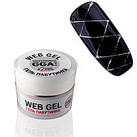 Гель паутинка GGA Professional Web-Gel 02 Серебро