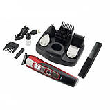 Машинка для стрижки Gemei GM-592 10 в 1 бритва, триммер для бороди носа вух, фото 3