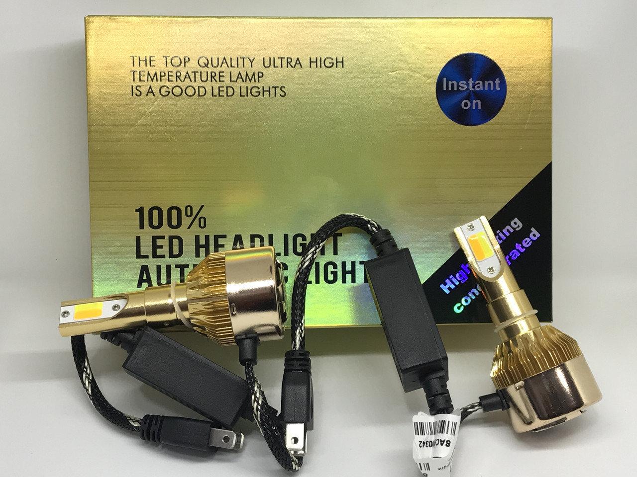 Автолампи Turbo Led C6 H4 6500K/3800Лм