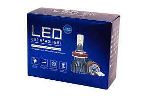 Комплект LED ламп HeadLight F1X H7 (PX26d) 52W 12V 8400Lm з активним охолодженням (збільшена світловіддача), фото 2