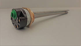 Тен неіржавка для чавунної батареї 500 Вт із різзю 1 1/4 регулятор Італія, L-290 mm