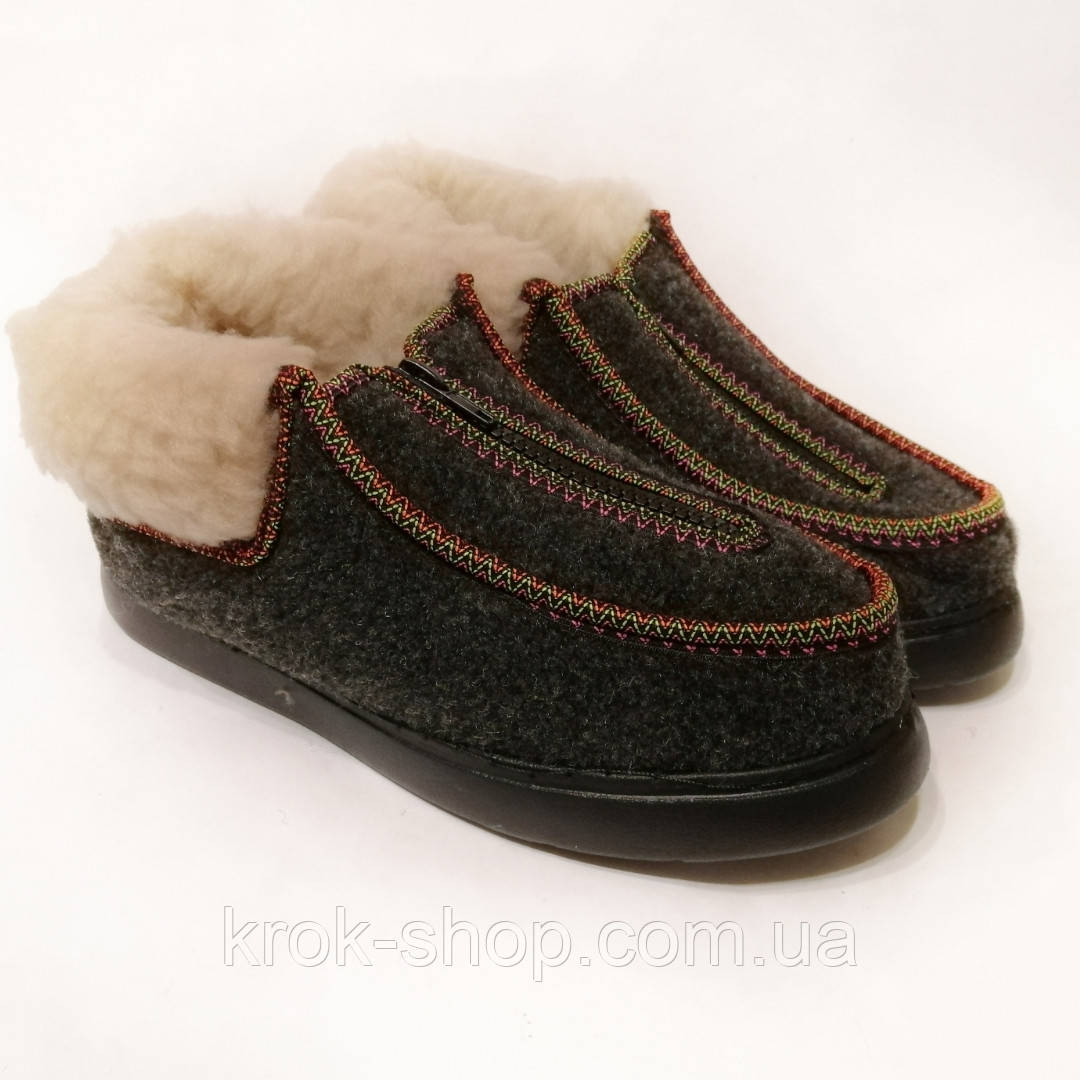 Бурок жіночий із хутром на блискавці Крок гуртом, фото 1