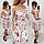 Плаття асиметрія арт. 164 біле із сакурою, фото 5
