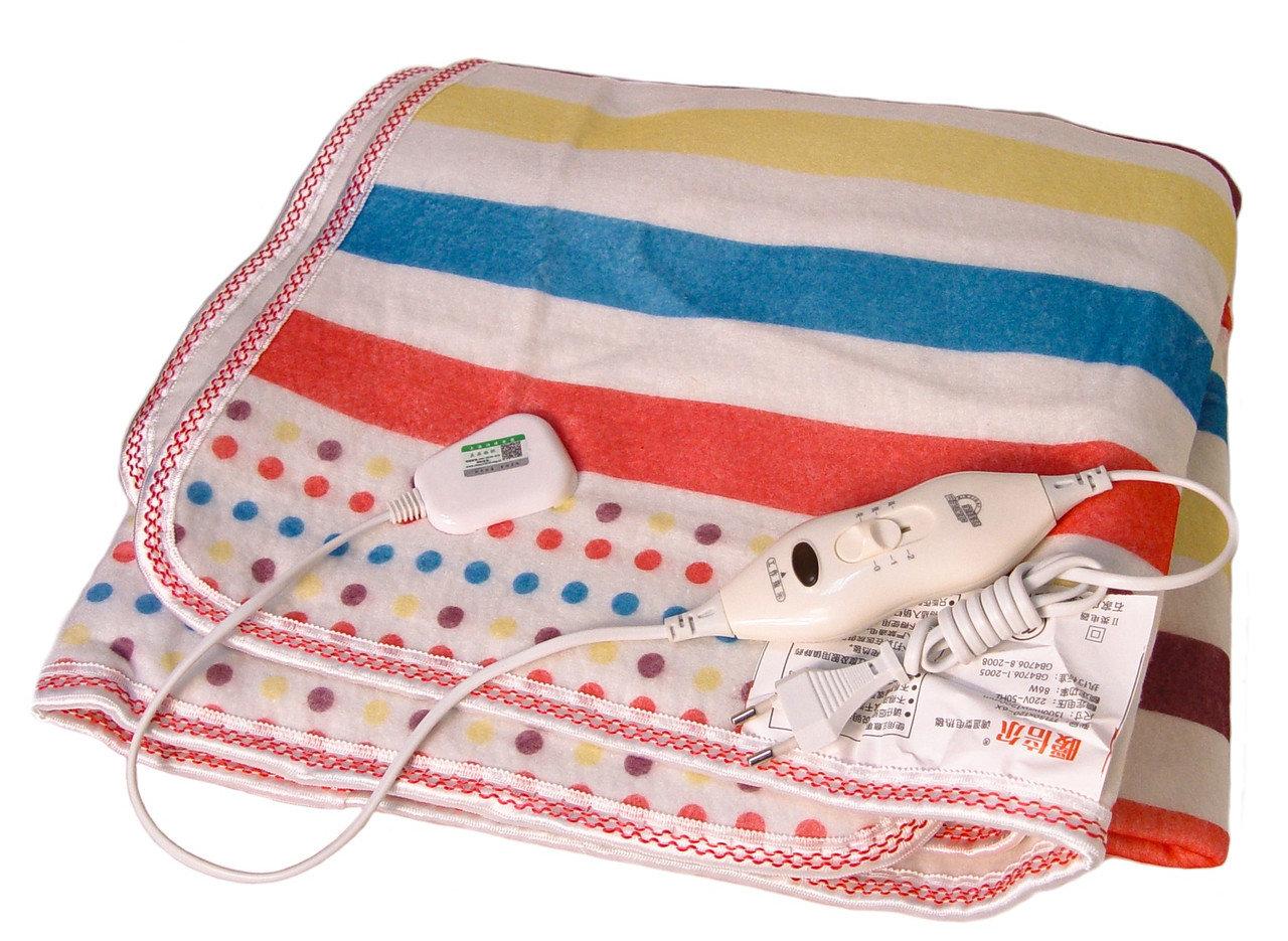 Електропростирадло Electric blanket 5734 145х115 см, різнобарвне