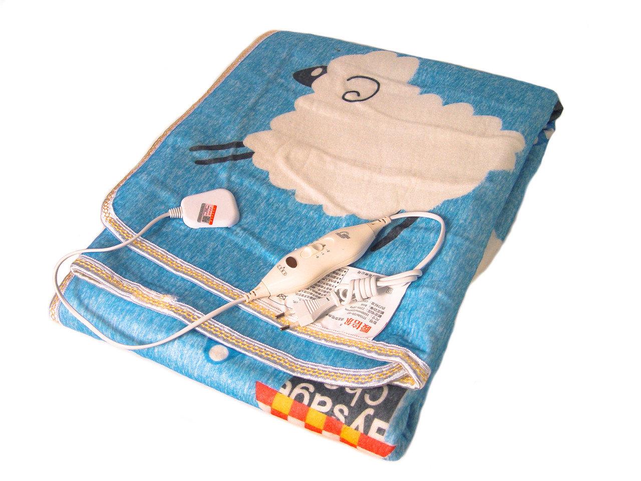 Електропростирадло дитяча Electric blanket 5733 145х115 см, блакитне