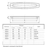 Ручка Ferro Fiori M 0780.128 хром, фото 4