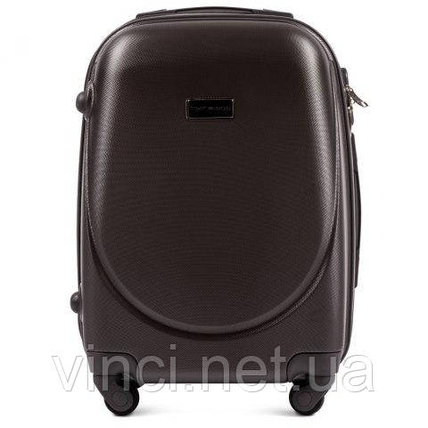 Чемодан дорожній з полікарбонату WINGS 310 малий 55х37х23 Валіза Дорожный чемодан небольшой сумка , ГРАФІТОВИЙ, фото 1