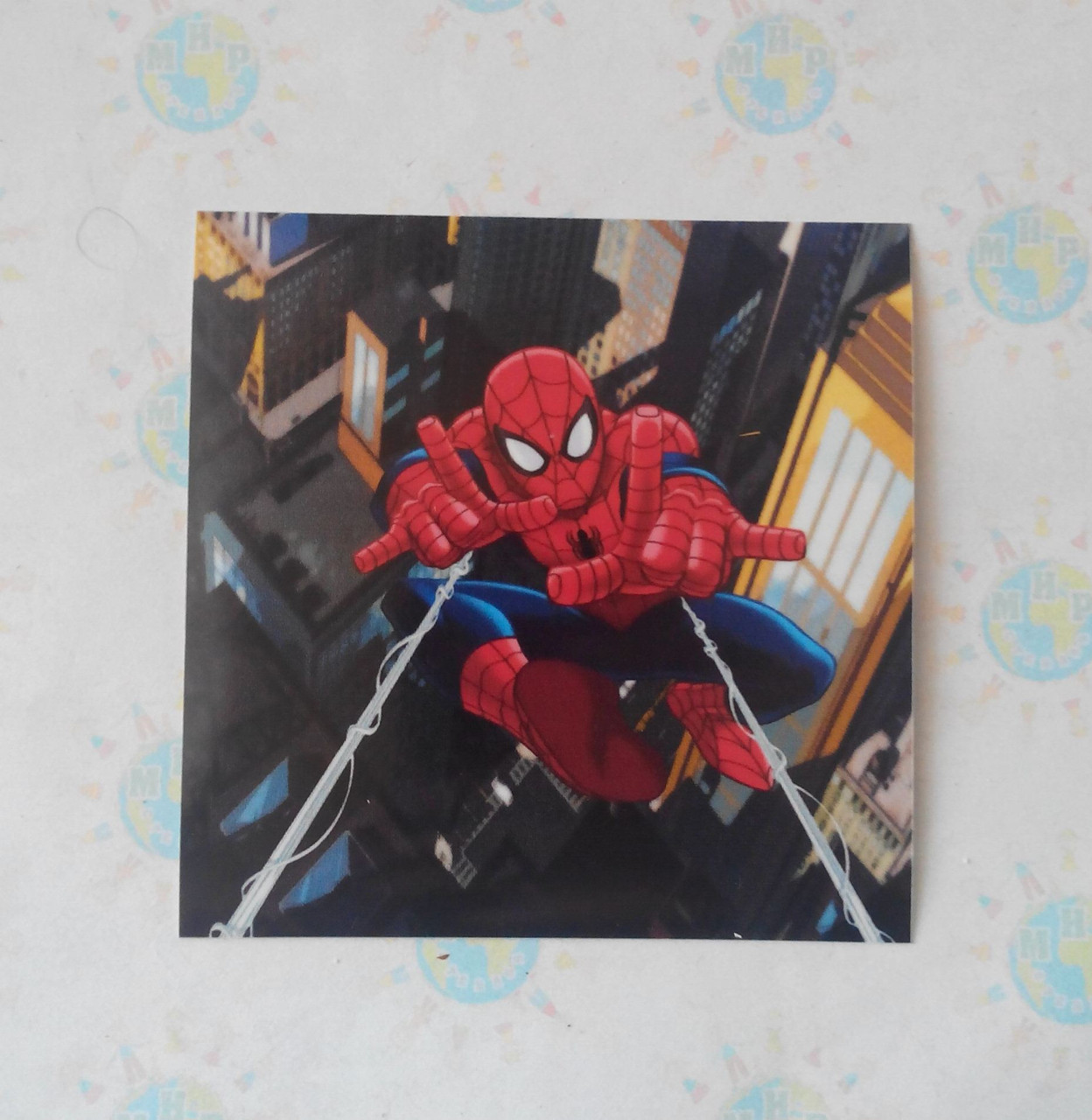 Наклейка на вимикач Людина Павук, фото 1