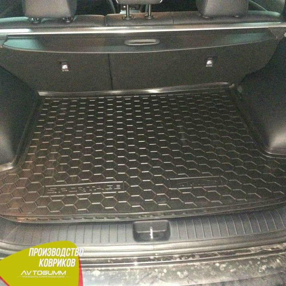 Авто килимок в багажник Kia Sportage 4 2016- (Avto-Gumm) Автогум
