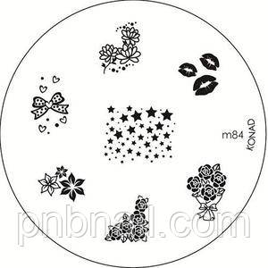 Диск для стемпінгу Конад (трафарет) М 84