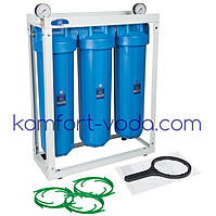 Система корпусів Big Blue 20" на рамі Aquafilter HHBB20B