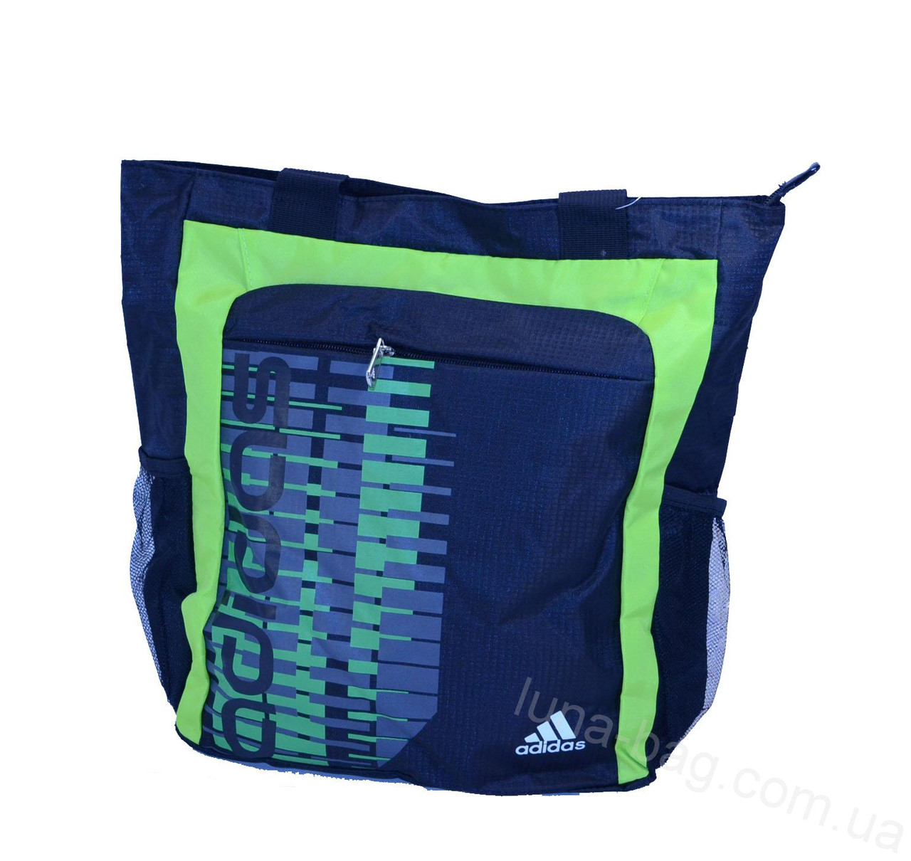  Сумка Adidas, зелений 34х28х8 см., фото 1