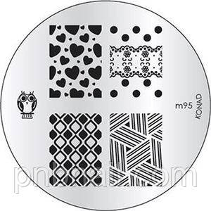 Диск для стемпінгу Конад (трафарет) М 95