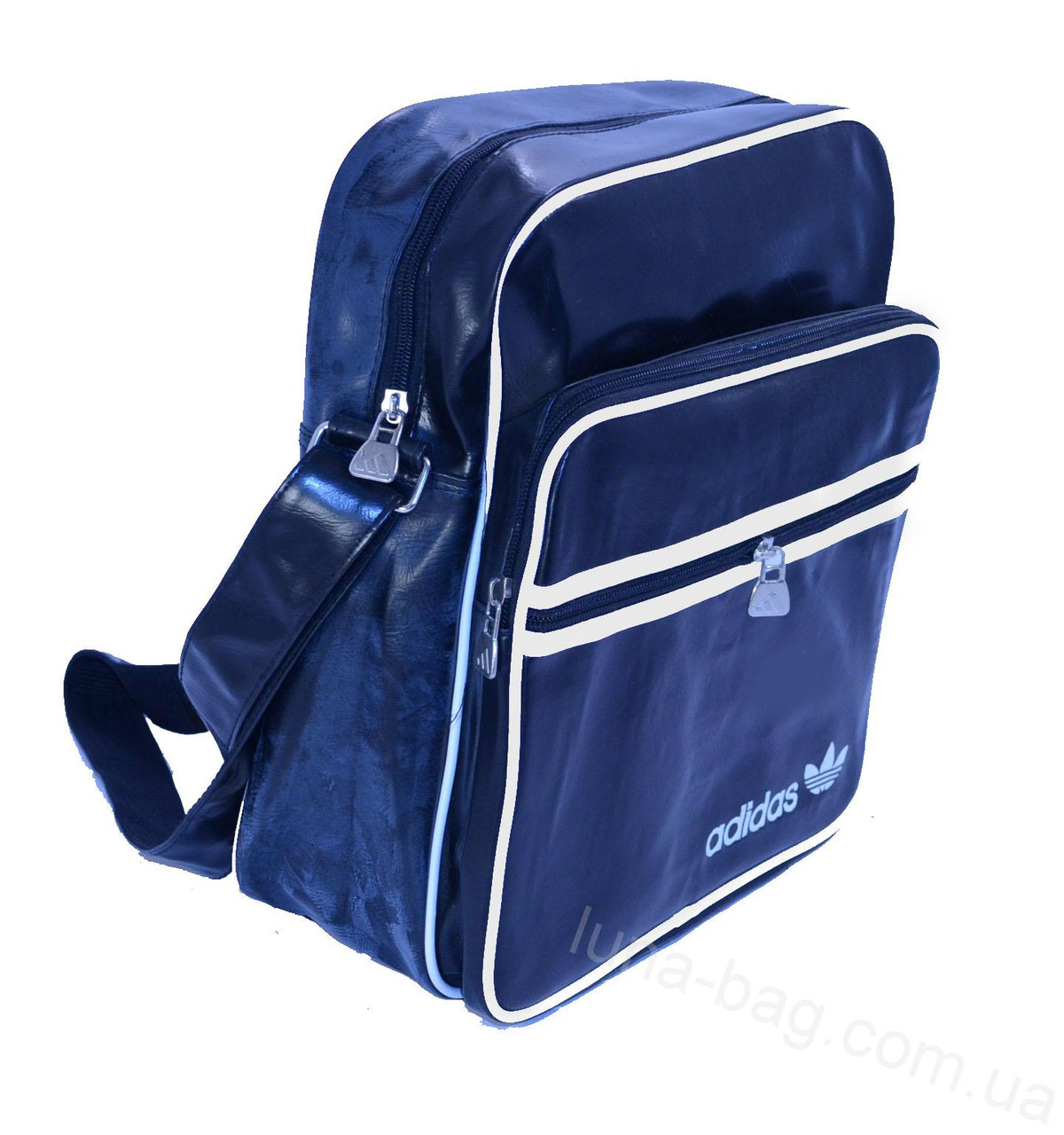 Сумка на плече Adidas, чорний 26х31х15 см., фото 1