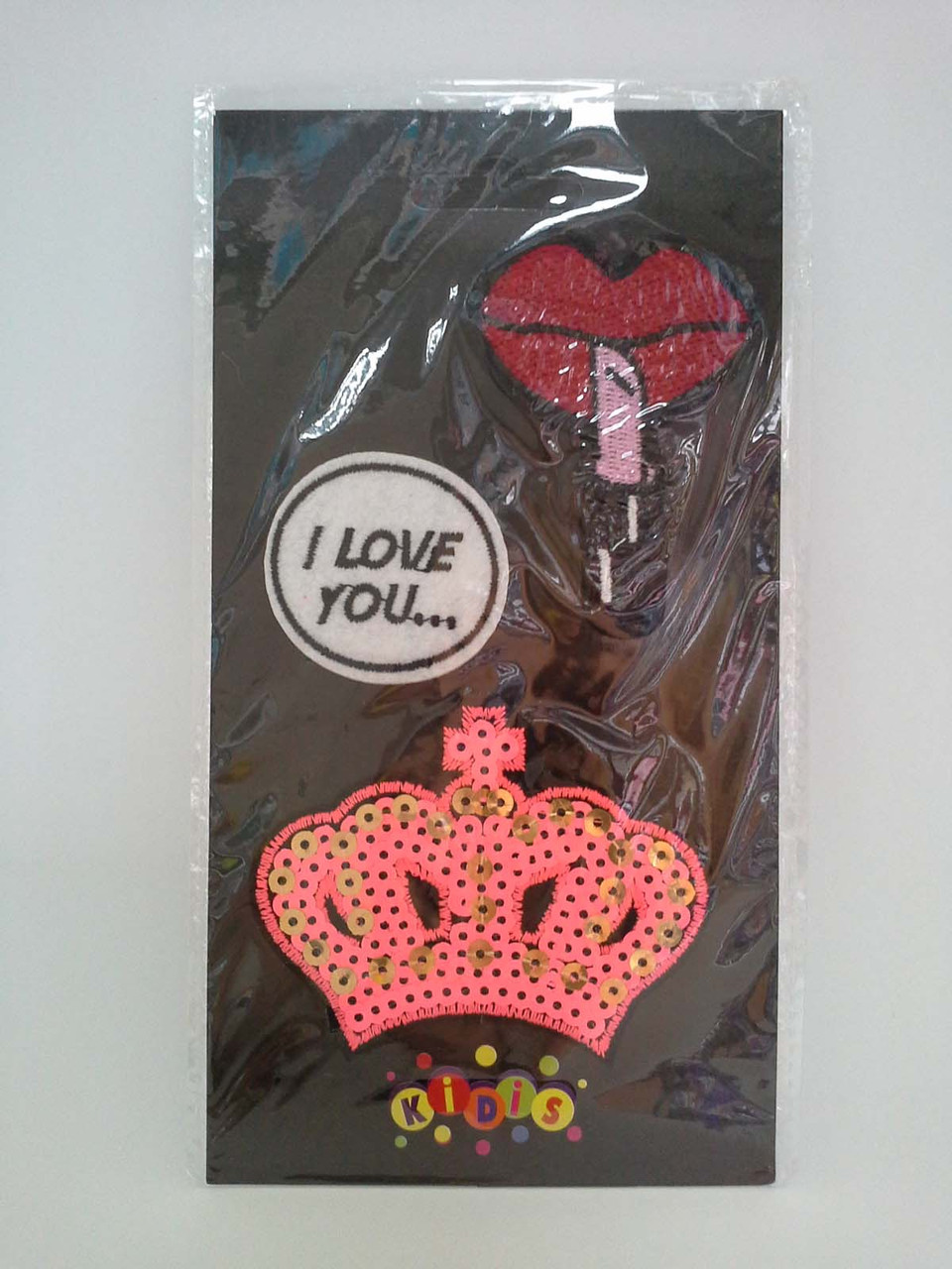 Канц Термонаклейки на текстиль (8412) "корона і помада" (180 град, 15-20 сек) 20 шт/уп.