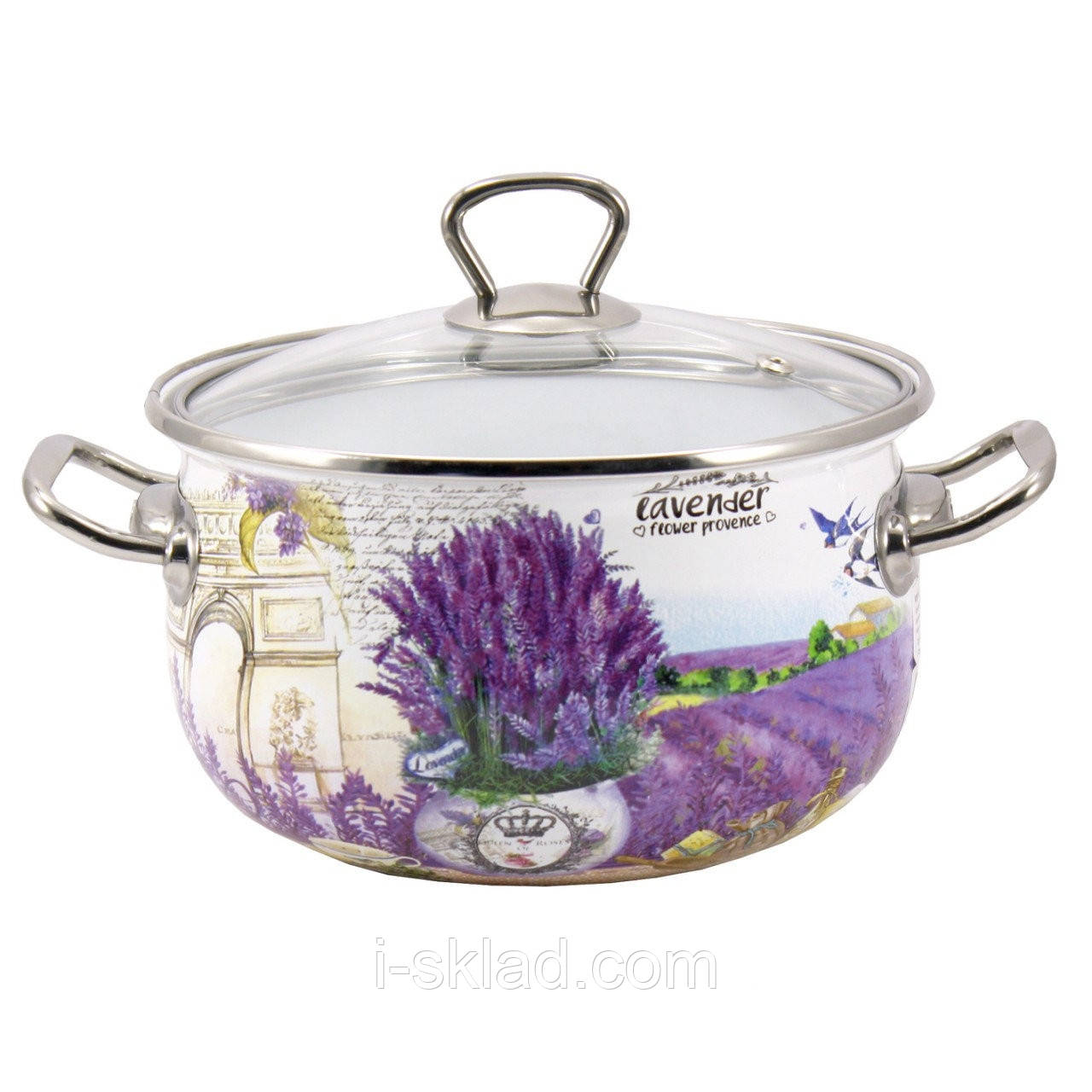 Каструля глибока Interos Лаванда 5,1 л 16707