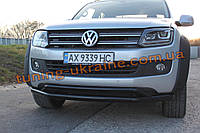 Дуга передня ORG чорний мат на Фольксваген Амарок 2010+ Захист переднього бампера Original Volkswagen Amarok