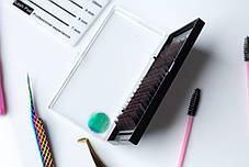 Вії INFINITY Dark Chocolate L 0.07 (12м), фото 4