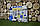 Бізіборд дитячий, дерев'яні бізіборди, дитячі іграшки розвиваюча дошка "Компакт" 30х40 бізіборд жовто-синій, фото 4