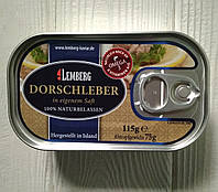 Печень трески в собственном соку Lemberg 115g (Германия)