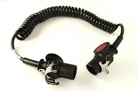 Кабель електричний спіральний 7PIN, 24V, 4.5 m, ABS / EBS / ADR HP 201046 0