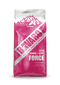 Сухий корм Josera BAVARO Force 28/16 для працюючих собак з високою потребою в енергії 18КГ