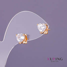 Сережки Xuping Сердечка