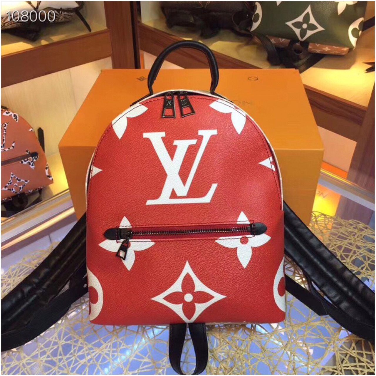 Рюкзак Луи Витон Monogram, кожаная реплика