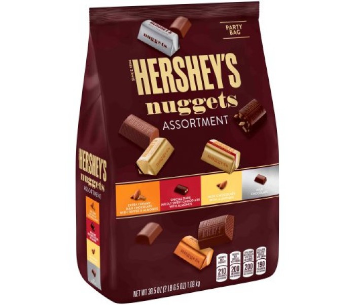 Шоколадні цукерки Hershey's Nuggets, 961 грам