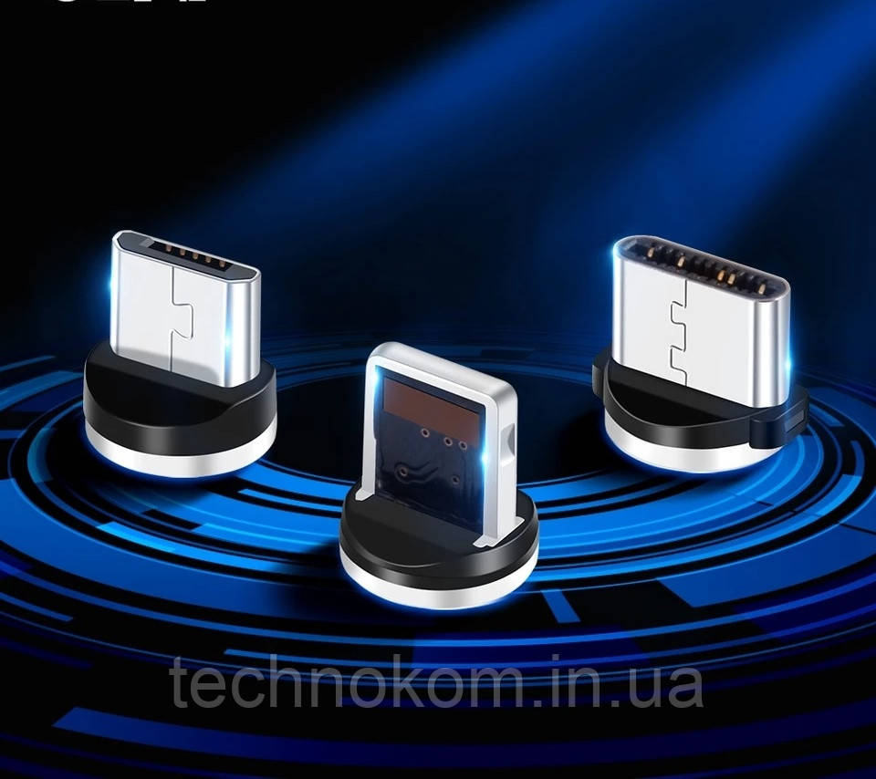 Коннекторы для магнитных кабелей MicroUSB,Type-C,Apple Lightning - фото 8 - id-p1051133327