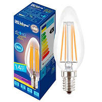 Лампа филамент СВЕЧА LED Bulb В35, 2Вт, 3000К, 220B, (E14)