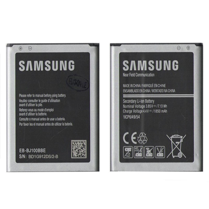 Акумулятор для EB-BJ100BBE для Samsung Galaxy J1 J100H/DS, Li-ion 3.8 V 1850mAh оригінал Китай