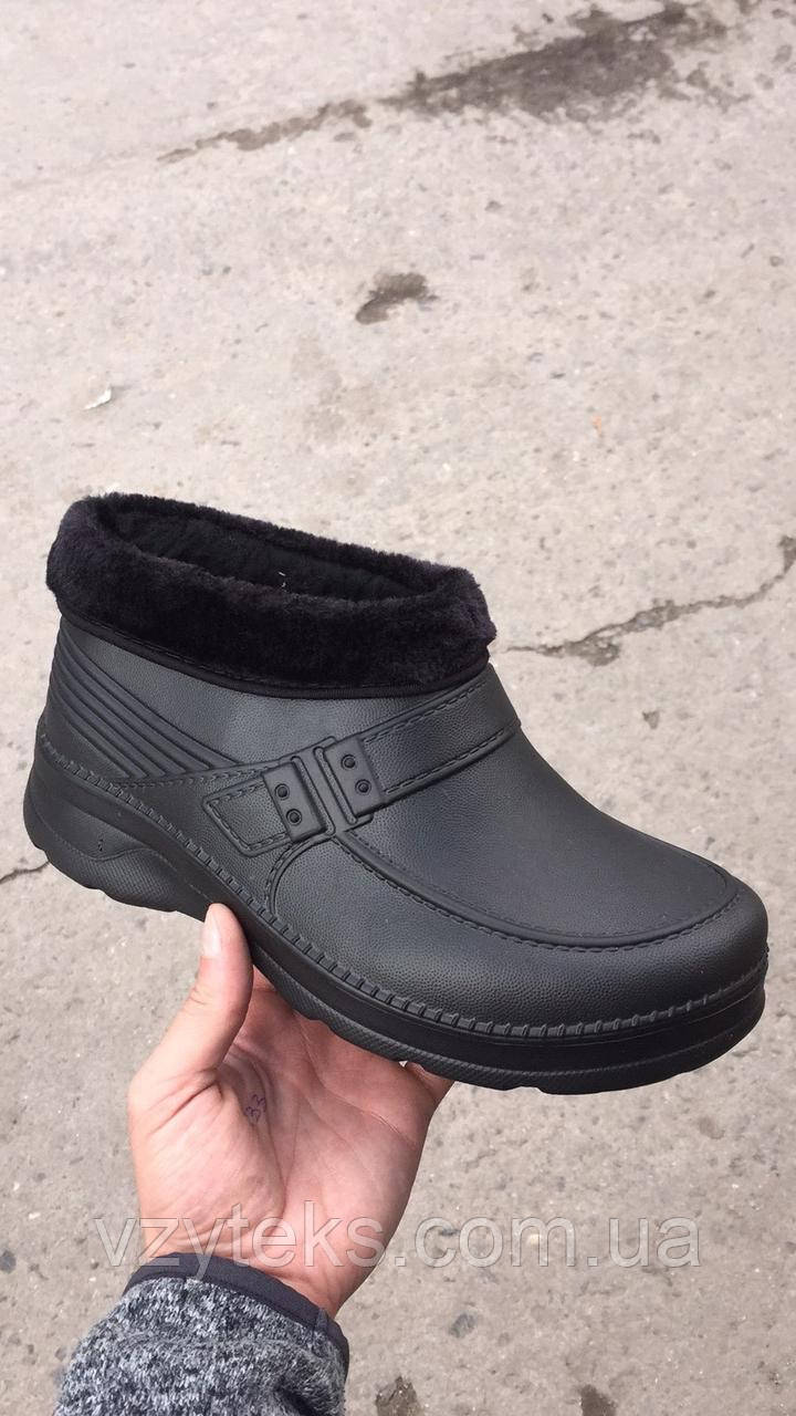 Калоші високі чоловічі хутряні гуртом Даго, фото 1