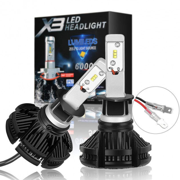 Комплект світлодіодних ламп HEADLIGHT LED X3 H3